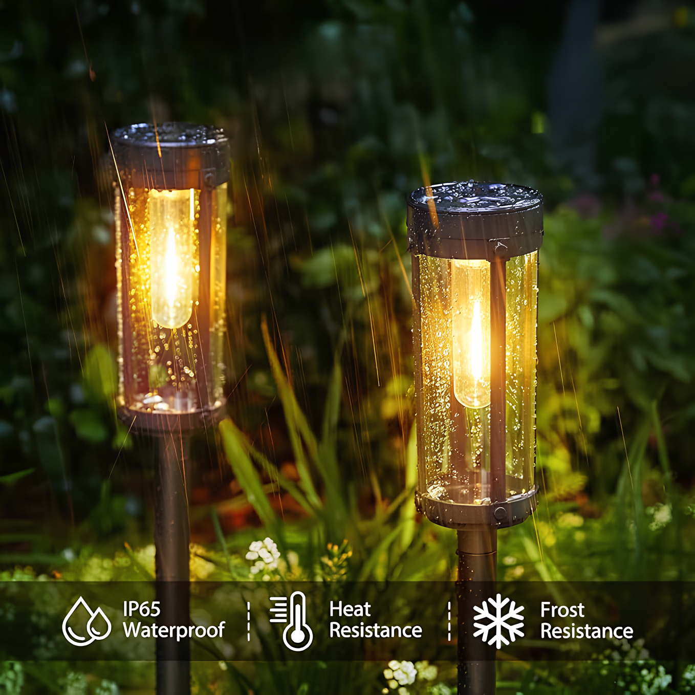 CurbGlow™ Solar Path Lanterns
