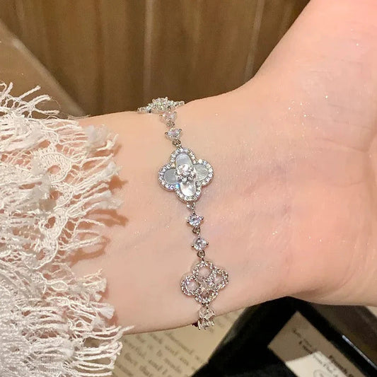 The Pink Eternal Clover Bracelet