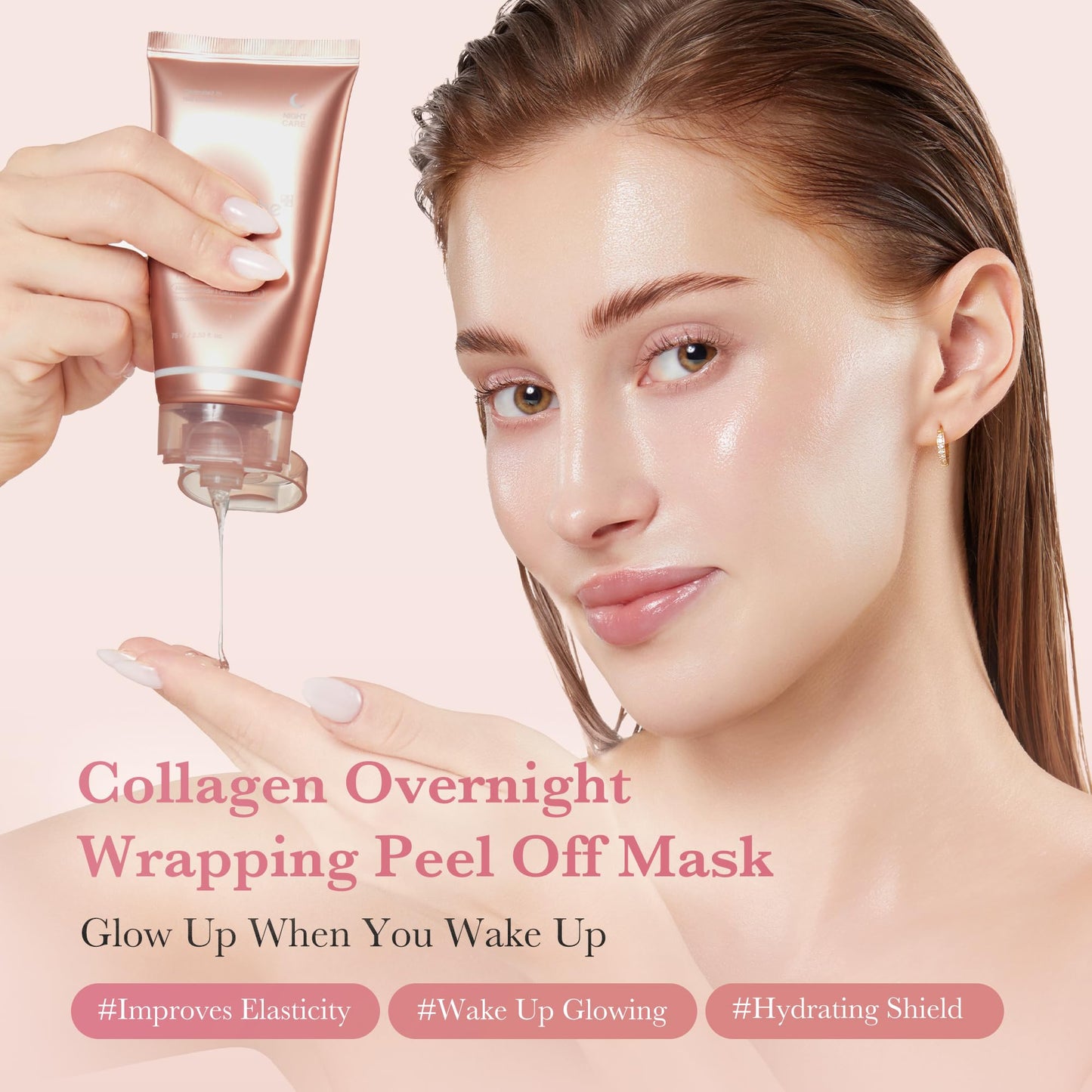 GlowSeal™ Collagen Peel-Off Night Mask