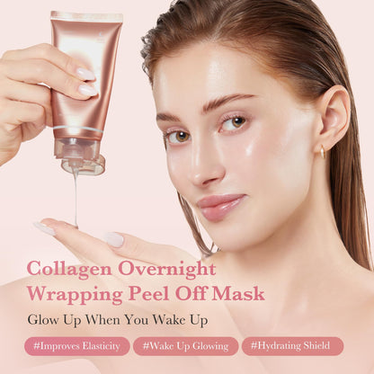 GlowSeal™ Collagen Peel-Off Night Mask