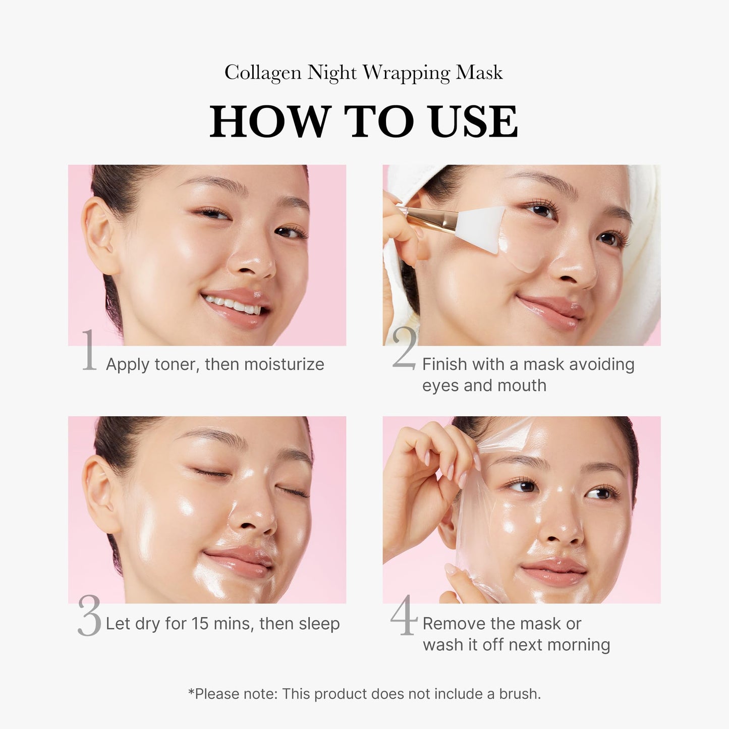 GlowSeal™ Collagen Peel-Off Night Mask