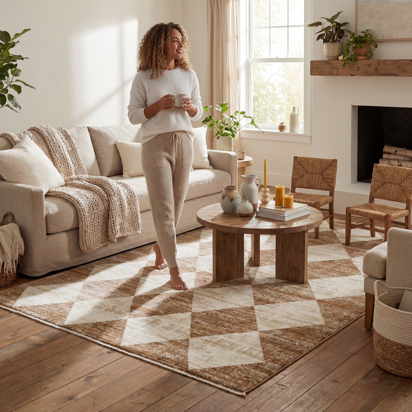 RoomLift™ Diamond Area Rug