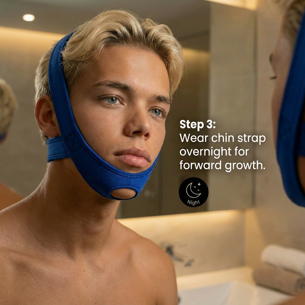The Forward Oriented Chin Strap