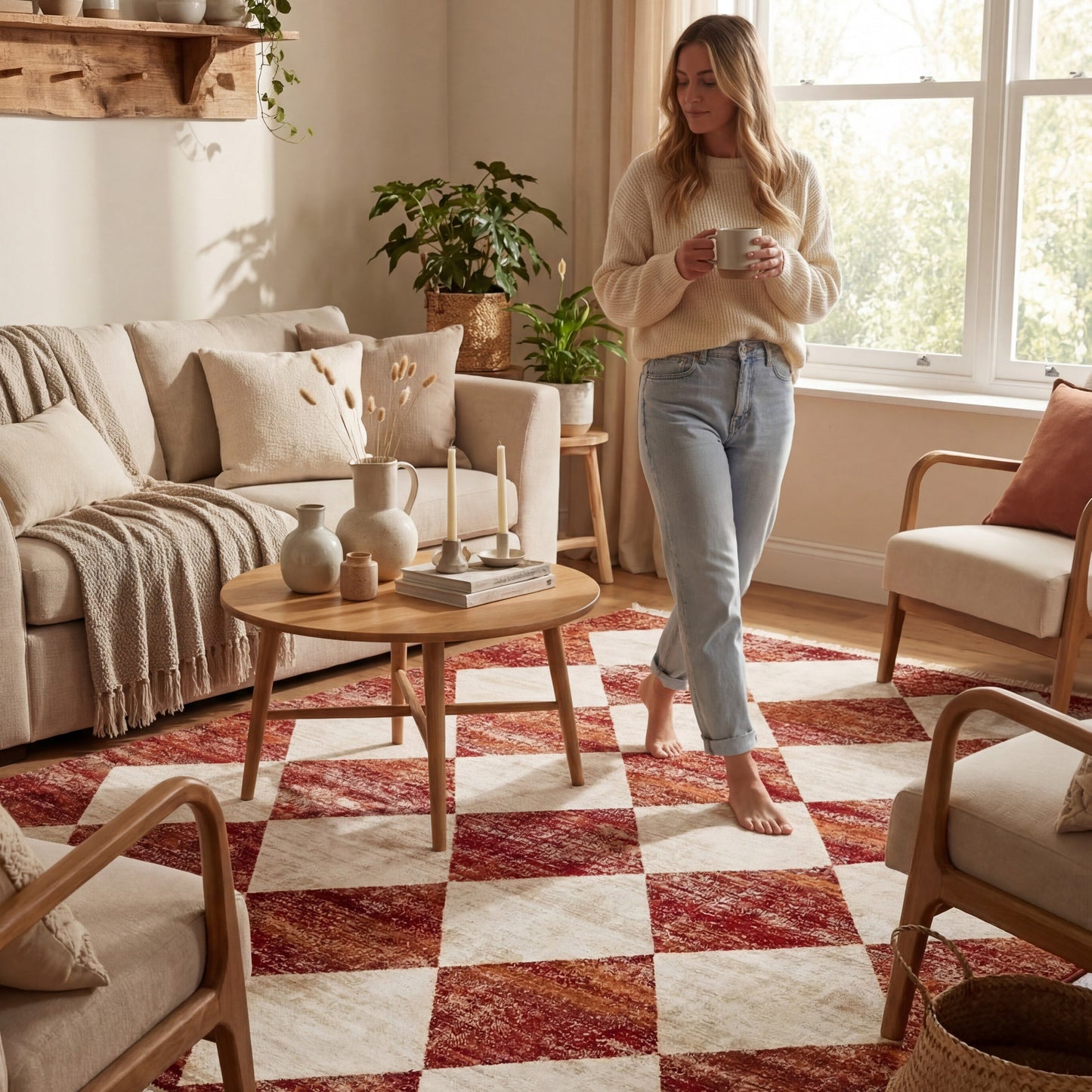 RoomLift™ Diamond Area Rug