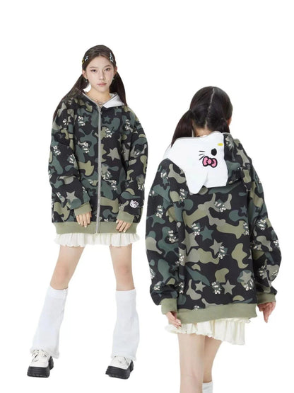KittyCamo™ Zip Hoodie