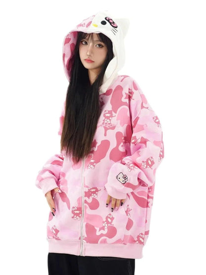 KittyCamo™ Zip Hoodie