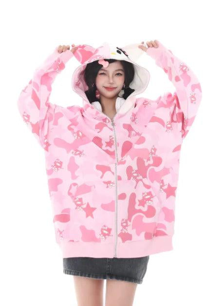 KittyCamo™ Zip Hoodie