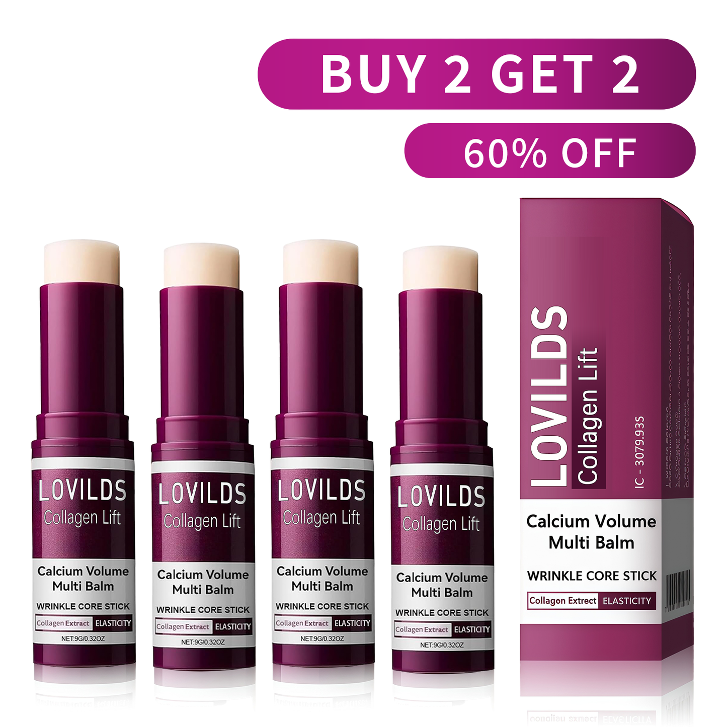 Collagen Lift Eye Balm Stick + Eye Patch Set