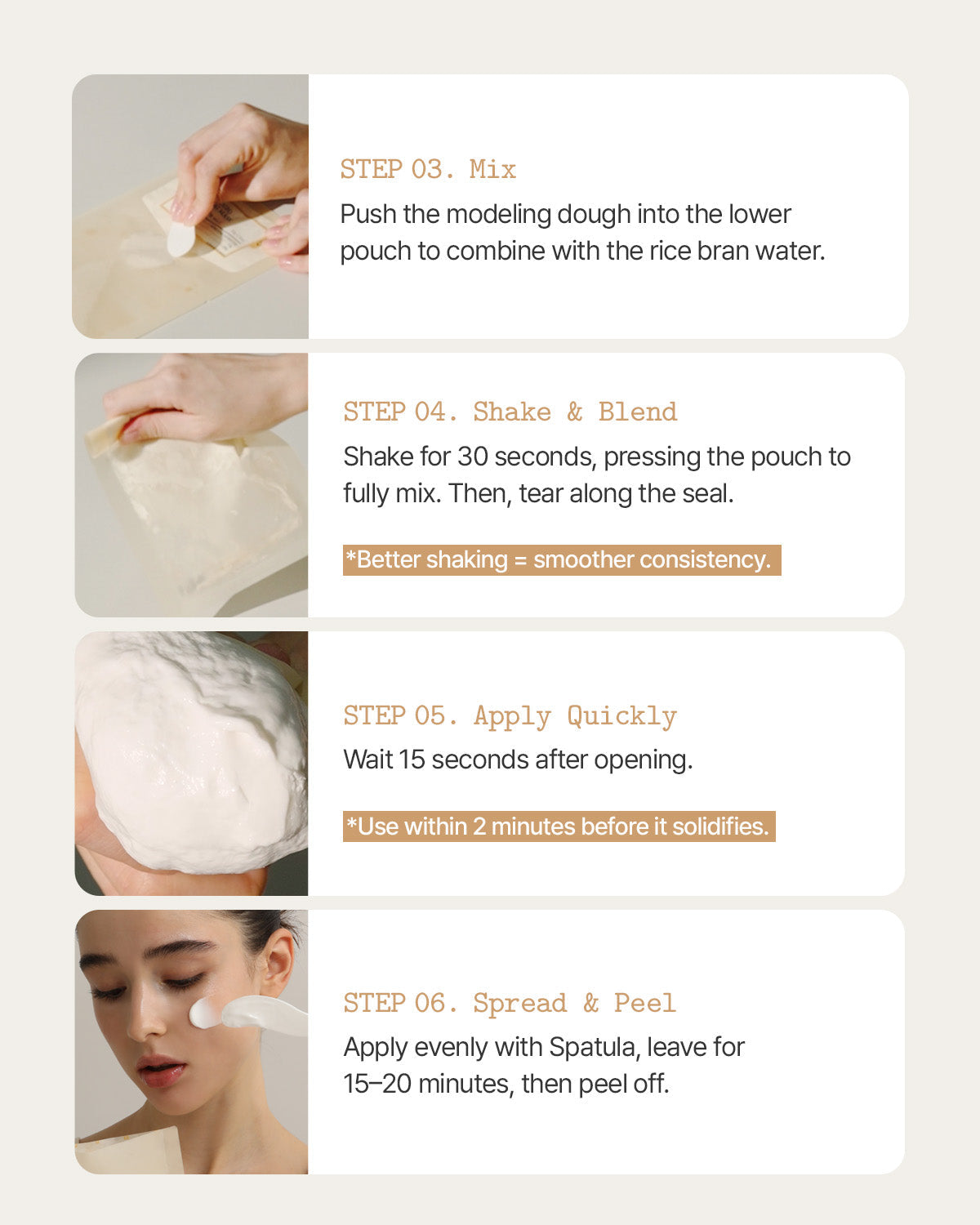 The (VIRAL) Rice Dough Face Mask