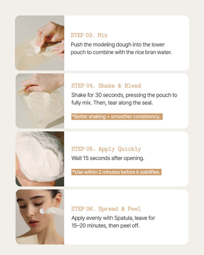 The (VIRAL) Rice Dough Face Mask