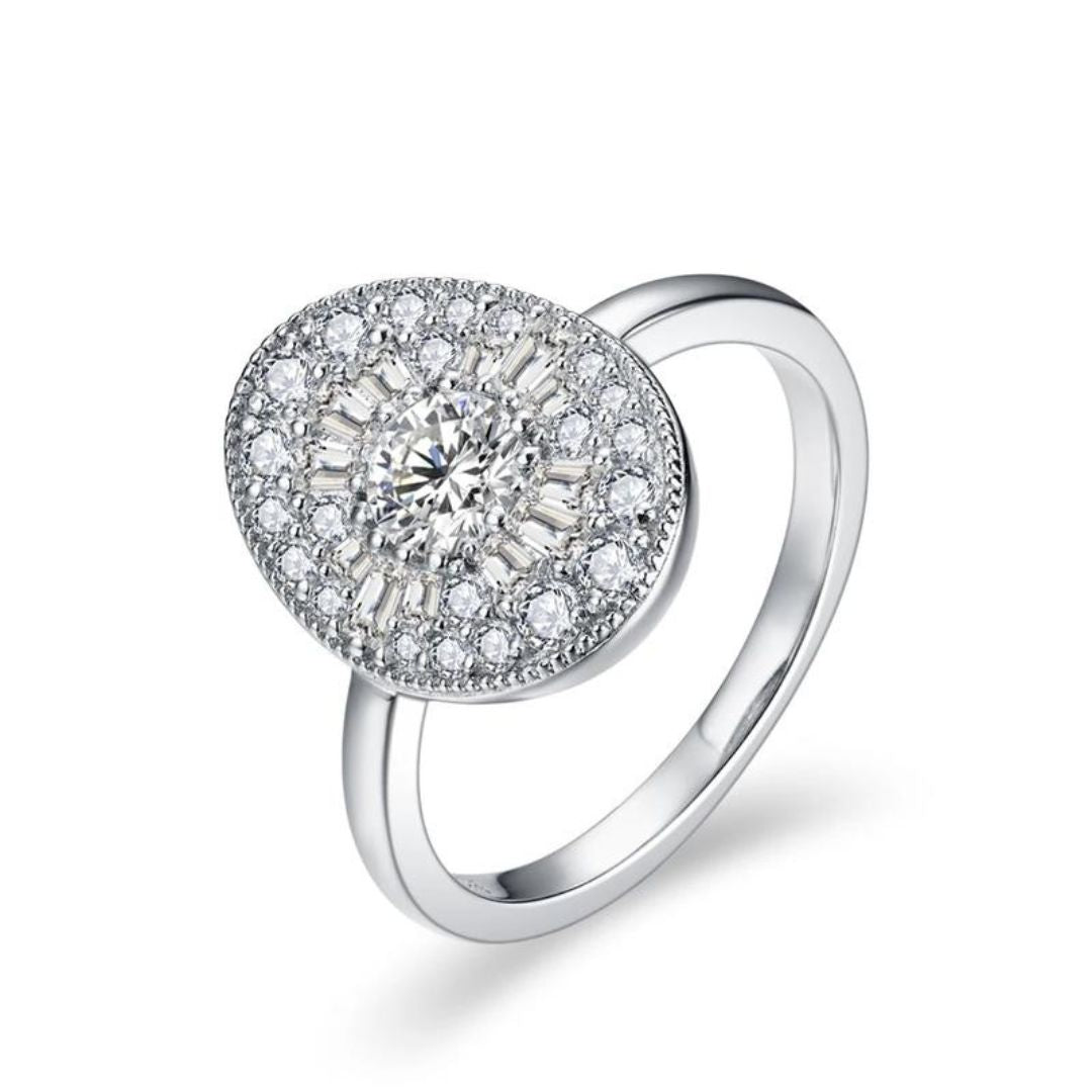 DiamondAura™ Halo Ring