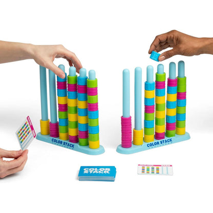ColorDash Stack Race – Head-to-Head Color Matching Puzzle Game with Challenge Cards