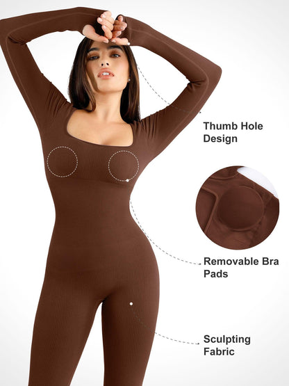 CurveHold™ Ribbed Bodysuit
