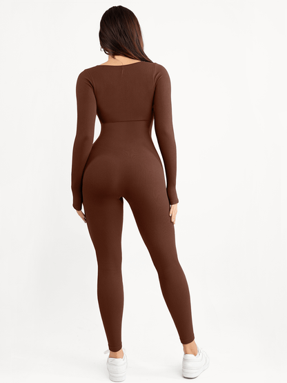 CurveHold™ Ribbed Bodysuit