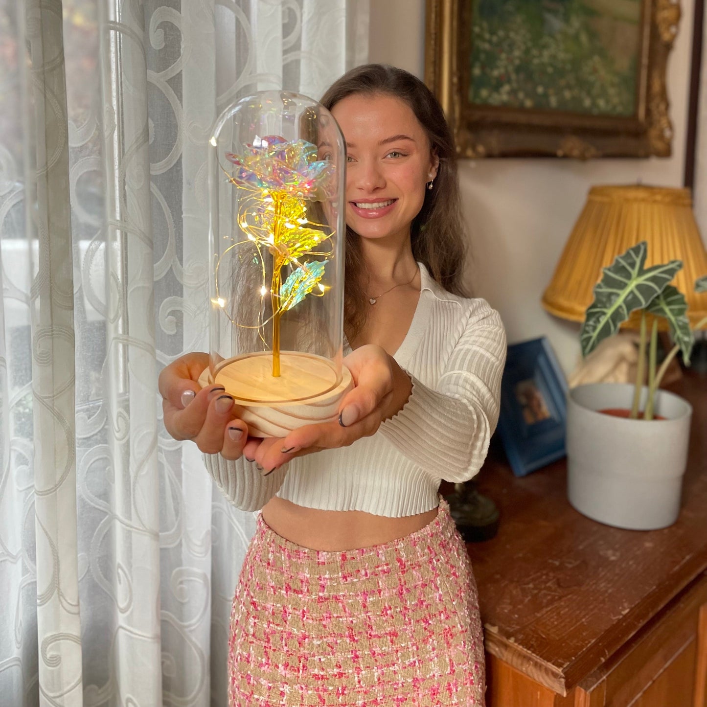 EverGlow™ - Rose Dome Lamp